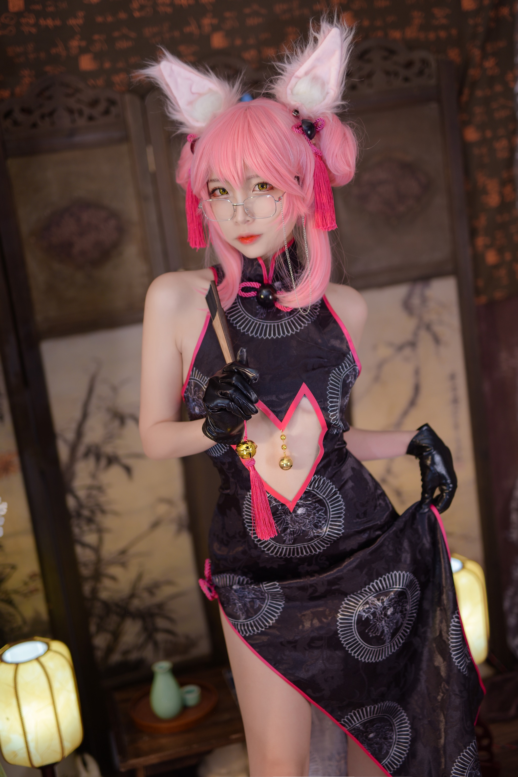 图片[1]-二佐Nisa – NO.043 二佐 旗袍本 fate旗袍狐 [28P]-XikXak